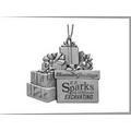 Pewter Finish Gift Boxes Ornament